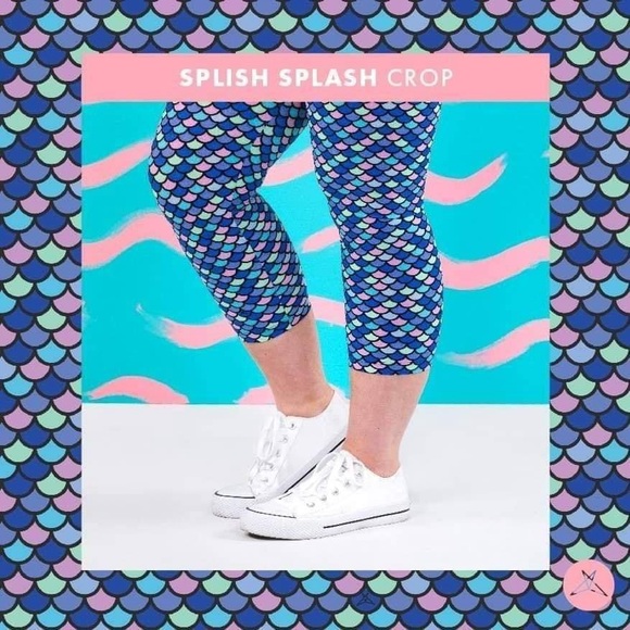 Sweetlegs Splish Splash Crop - Plus (size 12-18) - Picture 3 of 8